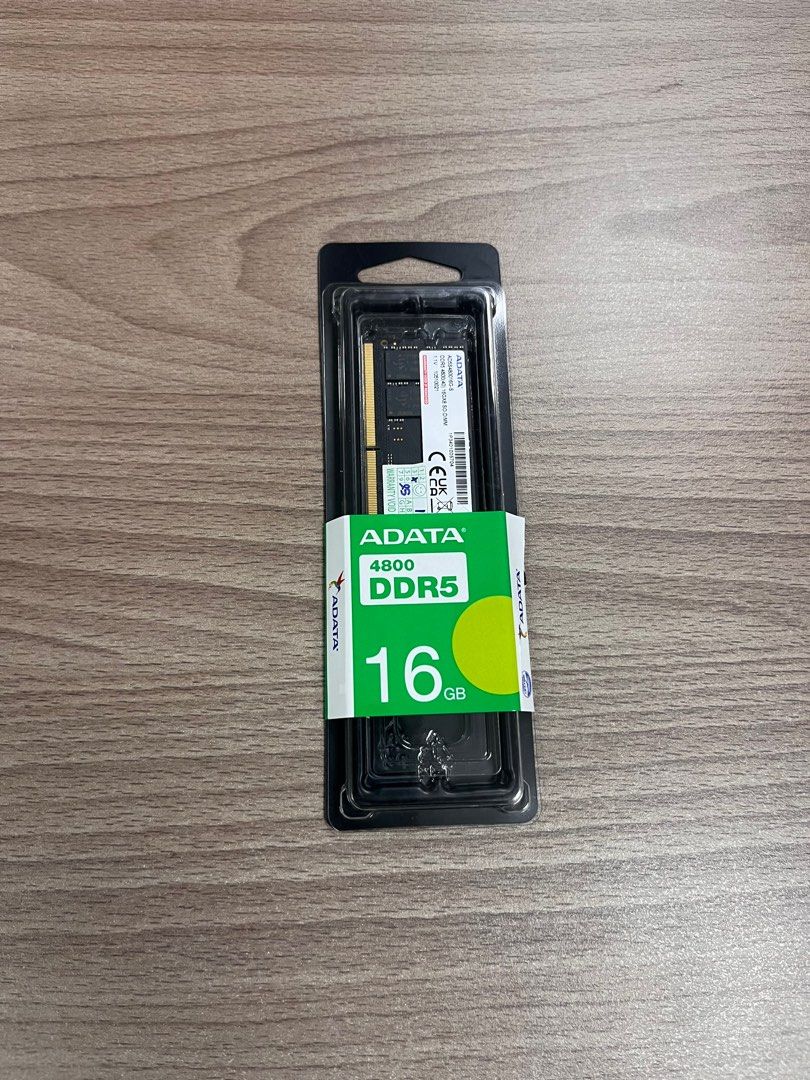 Ram Adata DDR5 16gb 4800MHz SODIMM, Elektronik, Komputer, Lainnya