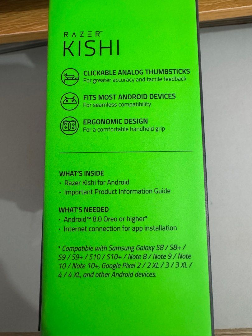 Razer Kishi Gaming Controller (Category: Others) located in Bacoor. Submitted by reesedrich07 (Listing ID 1400170598, Image 2). Description: Razer Kishi Universal Gaming Controller With box 3,000php +shipping fee.