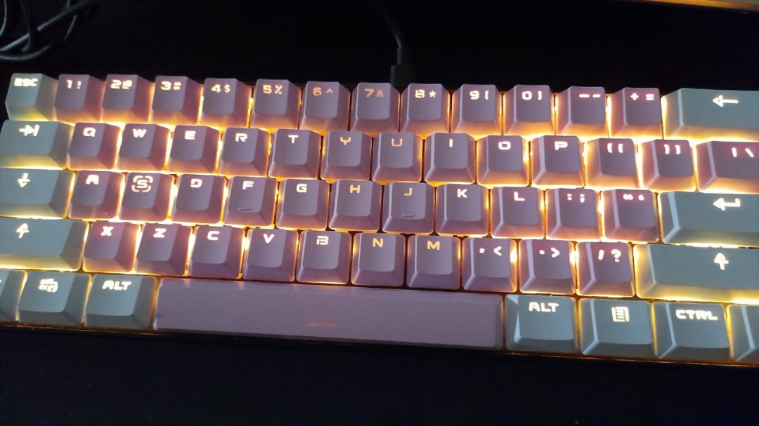 RK61 60% Wired Mechanical Keyboard (Single Color Backlit), Computers ...