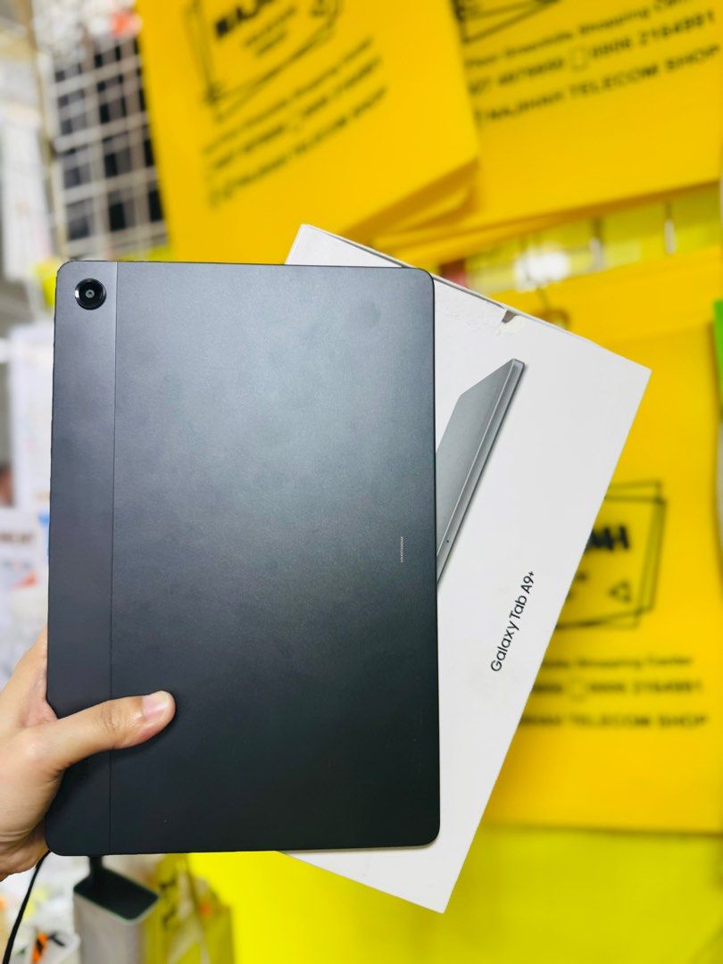 Samsung Tab A9 Plus 8/128GB Wifi only no issues with box (Category: Android) located in San Juan City. Submitted by najihahtelecomshop2018 (Listing ID 1400174537, Image 2). Description: Legit Store | Original unit FOR SALE | TRADE / SWAP ▫️INSTALLMENT thru: 🔸Credit Card (straight / installment) 🔸Ggives / Gcredit + 6% interest 🔸Spay Later + 6% interest (RFS: Buy and Sell any kinds of Gadgets) Description: Samsung Tab A9 Plus 8/128GB Wifi only N