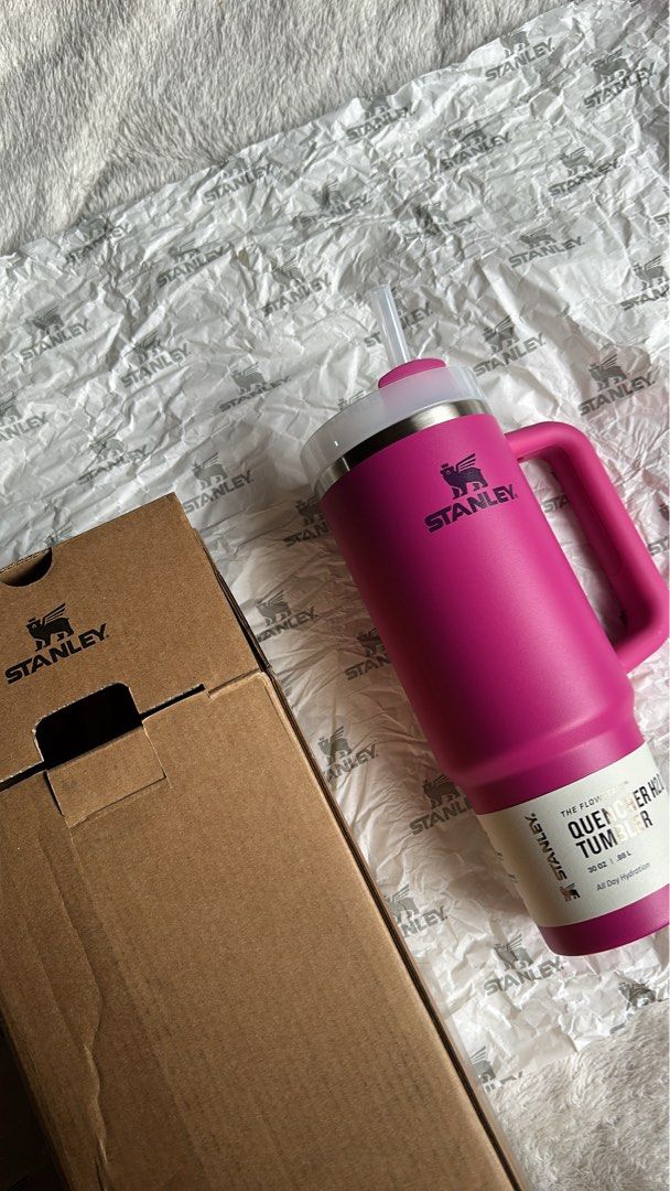 Stanley The Flowstate Quencher H2.0 Tumbler 30oz (Category: Water Bottles & Tumblers) located in Manila. Submitted by user62742 (Listing ID 1400034748, Image 3). Description: For Sale Original Stanley The Flowstate Quencher H2.0 Tumbler Fuschia pink 30oz size Brandnew, unused. Stanley 1913 USA sent this to me as a replacement for my current tumbler. SRP: 2,600 RFS: i already have this in the same color. .