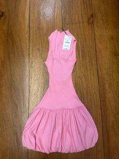 strapless open back dress Pink Coral Floral Embroidered Maxi Dress - Event Dresses