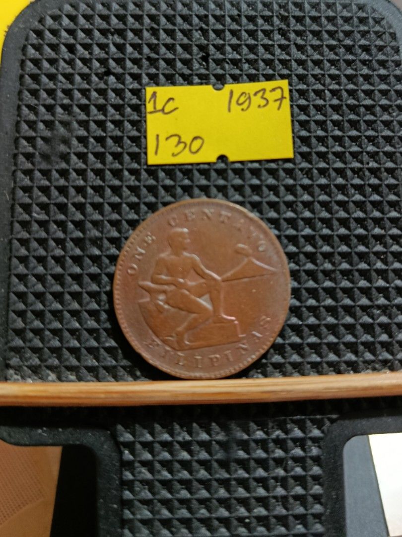 1937 / 1 Centavo (Category: Currency) located in Pateros City. Submitted by CaesarCoin (Listing ID 1400321231, Image 2). Description: Price: 130 pesos Fix Price po.. Available gat naka post Additional 150 pesos for shipping JRS Express kahit ilang Coin bilhin 150 pesos lang ang Shipping Payment Method Gcash to Gcash.