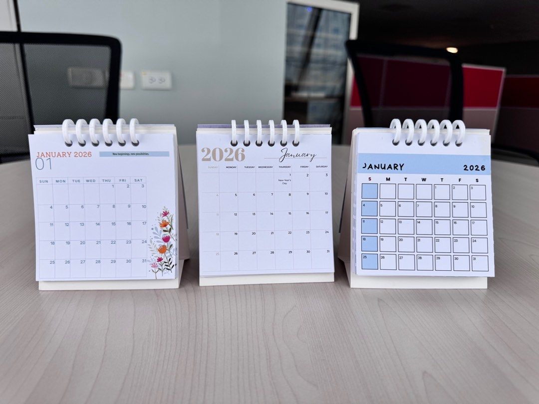 2026 Monthly Desk Calendar (Category: Art & Prints) located in Manila. Submitted by beimma (Listing ID 1400351922, Image 2). Description: Monthly Desk Calendar 2026 230 gsm photo paper smooth matte Height: 12 cm Width: 10.5 cm Open for Bulk Orders Location: Manresa Quezon City Shipping fee c/o Buyer.