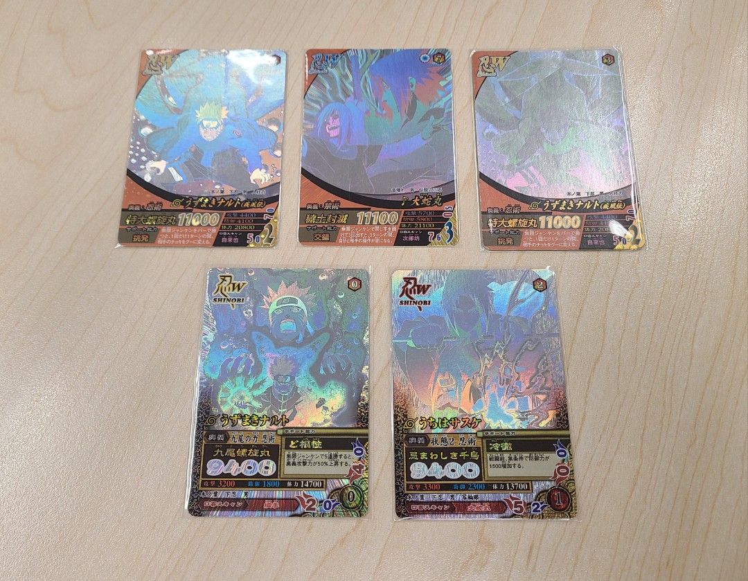 火影忍者疾風傳終極任務全息卡, 興趣及遊戲, 玩具& 遊戲類- Carousell