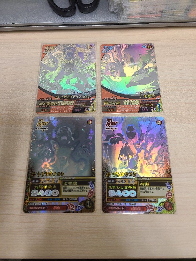 火影忍者疾風傳終極任務全息卡, 興趣及遊戲, 玩具& 遊戲類- Carousell