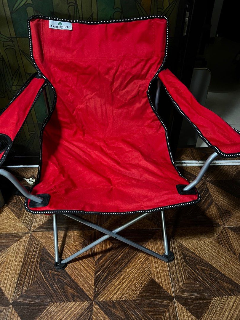 Camping Field Steel Armrest Chair (Category: Hiking & Camping) located in Quezon City. Submitted by daday39 (Listing ID 1400330197, Image 2). Description: 1 pc for ₱1500.