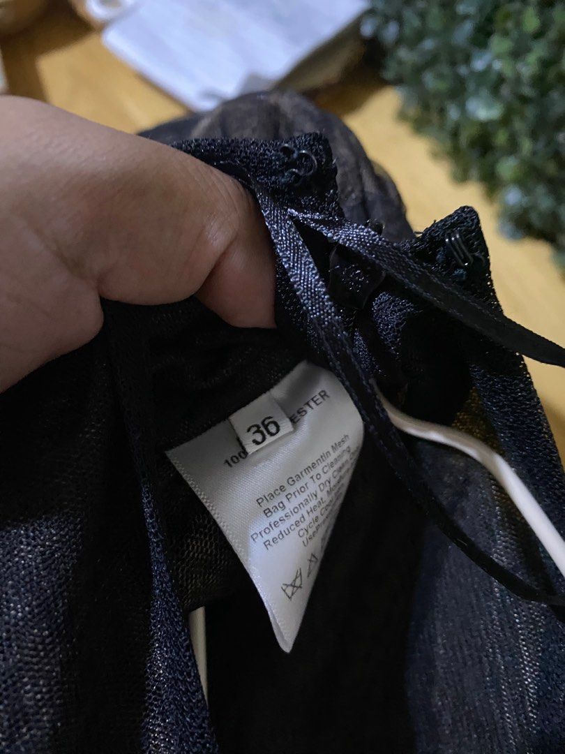 Christian Dior skirt (Category: Luxury Apparel) located in Manila. Submitted by avathriftedcloset (Listing ID 1400366141, Image 3). Description: 27-29 waist line 3 layer see through fabric.