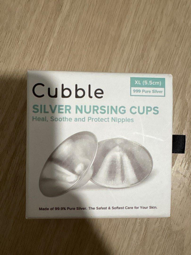 Cubble Silver Nursing Cups XL (5.5cm), Babies & Kids, Nursing & Feeding ...
