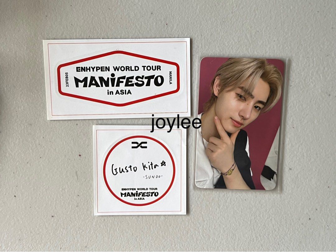 ENHYPEN Sunghoon Manifesto PC (Category: K-Wave Merchandise) located in Valenzuela. Submitted by joy010780 (Listing ID 1400202964, Image 1). Description: RFS: Badly need funds for my dog’s surgery P.S. Not sure about pricing yet — open to offers! Will also give lots of freebies (official pcs) 🌟 .