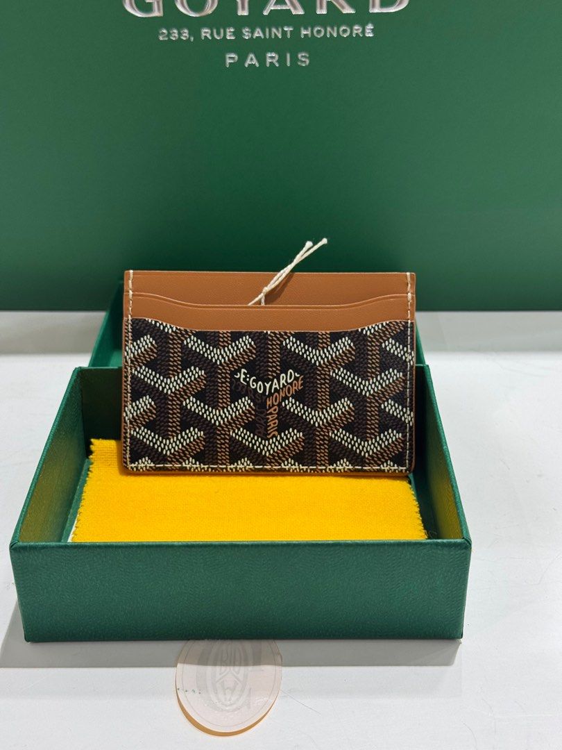 Goyard Card Holder Black Tan (Category: Luxury Bags & Wallets) located in Manila. Submitted by nix1203 (Listing ID 1400220000, Image 3). Description: Goyard Card Holder Black/Tan Brand new complete Paper bag, and box Price: P27,500 only.