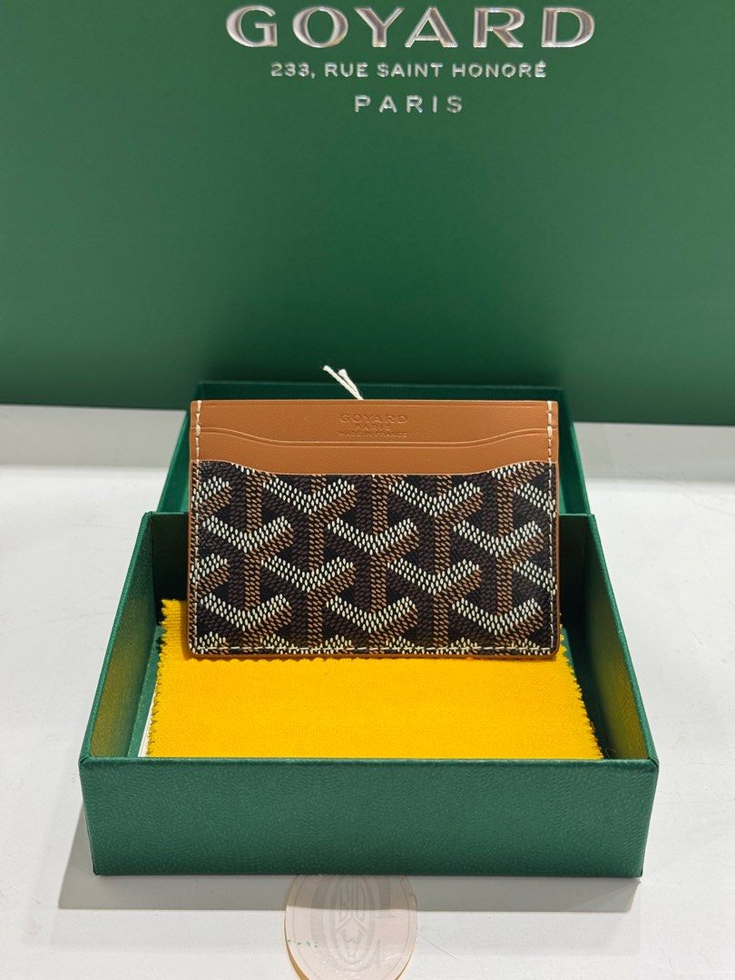 Goyard Card Holder Black Tan (Category: Luxury Bags & Wallets) located in Manila. Submitted by nix1203 (Listing ID 1400220000, Image 1). Description: Goyard Card Holder Black/Tan Brand new complete Paper bag, and box Price: P27,500 only.
