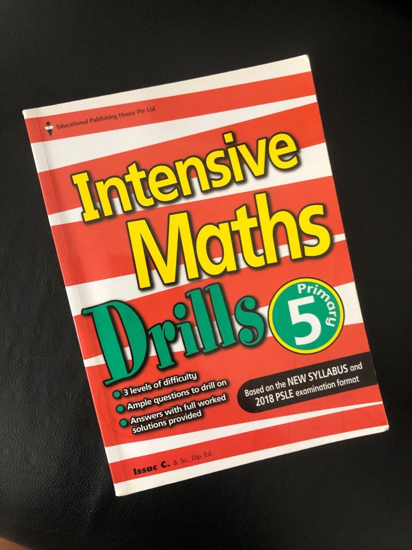 Intensive Math Workbook Intensive Maths Drills Primary 5 Workbook, Hobbies & Toys, Books ...