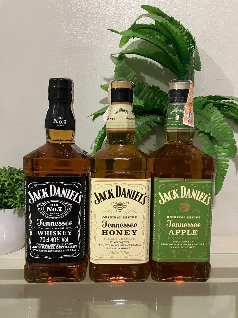 Jack Daniels Whiskey Assorted 700ml (Category: Beverages) located in Quezon City. Submitted by kurosu09 (Listing ID 1400372571, Image 1). Description: - Jack Daniels 700ml PHP999 - Jack Daniels Apple 700ml PHP1049 - Jack Daniels Honey 700ml PHP1049 - Payment via bank transfer, GCash, Maya - Unfortunately don’t accept trades - Delivery fee not included in the price and will be shouldered by the buyer - Meet up in QC or Pasig area - Courier of choi