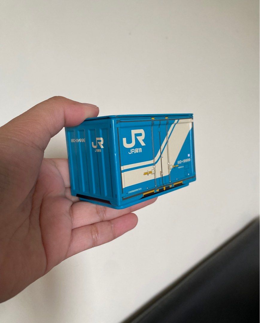 JR Freight Container Box Miniature (Category: Storage Boxes & Baskets) located in Manila. Submitted by k0pimonster (Listing ID 1400347618, Image 1). Description: Material: Tin can Cute for desktop display! Lp is posted.