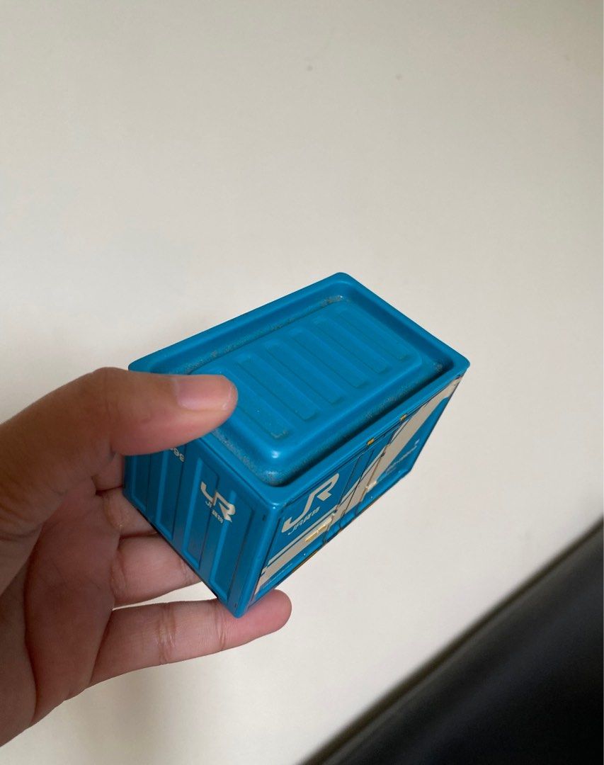 JR Freight Container Box Miniature (Category: Storage Boxes & Baskets) located in Manila. Submitted by k0pimonster (Listing ID 1400347618, Image 2). Description: Material: Tin can Cute for desktop display! Lp is posted.
