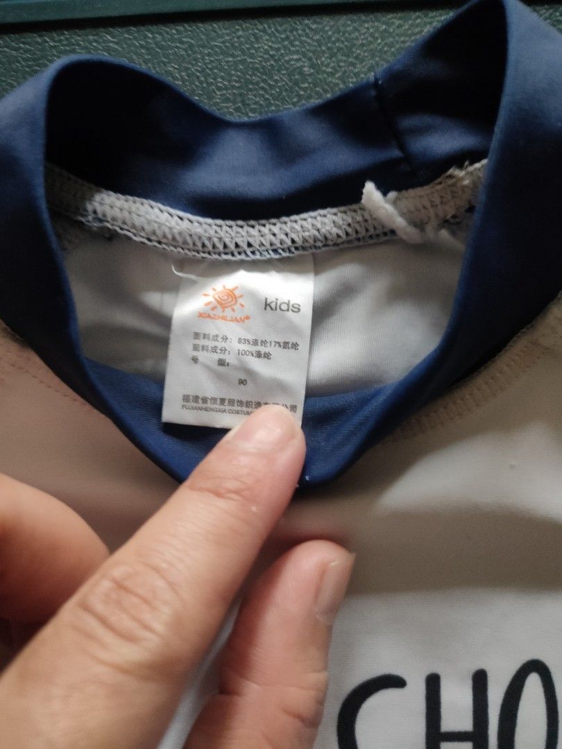 Kids Rashguard pair (Category: Babies & Kids Fashion) located in Manila. Submitted by anneesp (Listing ID 1400228707, Image 2). Description: Best fits 1 to 2.5 years old rfs: outgrown #kidsswimwear #kidsrashguard #swimwear #rashguard #toddler #kidsfashion #summerwear.