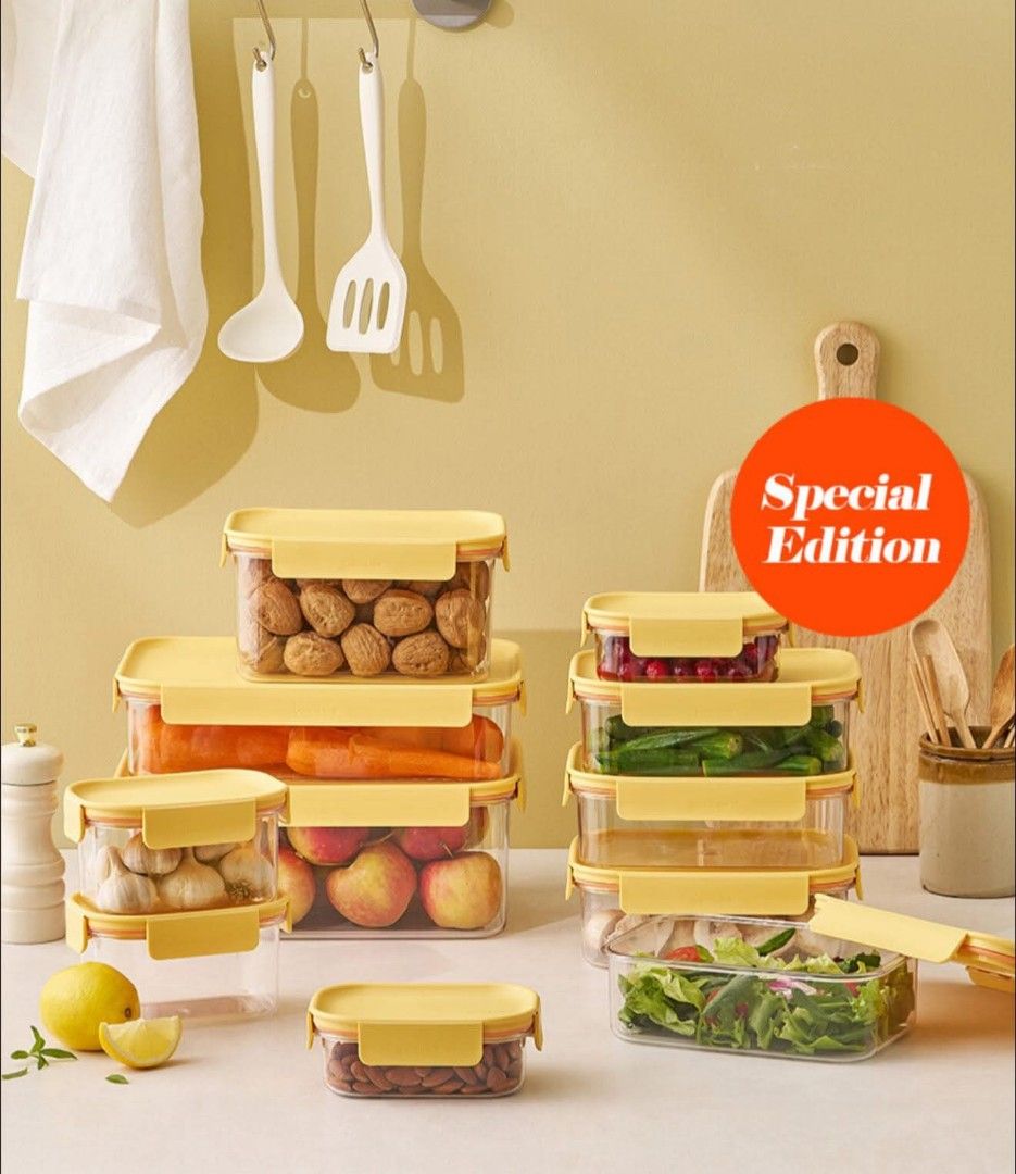 Lock N Lock Bisfree Modular Plus Butter Color 10p (Category: Food Organization & Storage) located in Cainta. Submitted by shopchelonline (Listing ID 1400265586, Image 2). Description: Lock N Lock Bisfree Modular Plus Butter Color 10p ✅️Microwave oven ✅️Dishwasher ✅️Made In Korea ✅️Lid - Polypropylene (PP) ✅️Lid packing - Rubber (silicone rubber) ✅️Body - Polycyclohexane 🛒1,800.00 each(all in) + LSF DP: 50% PAYO RB: 15 days after DP; NETA 💎Pre-o