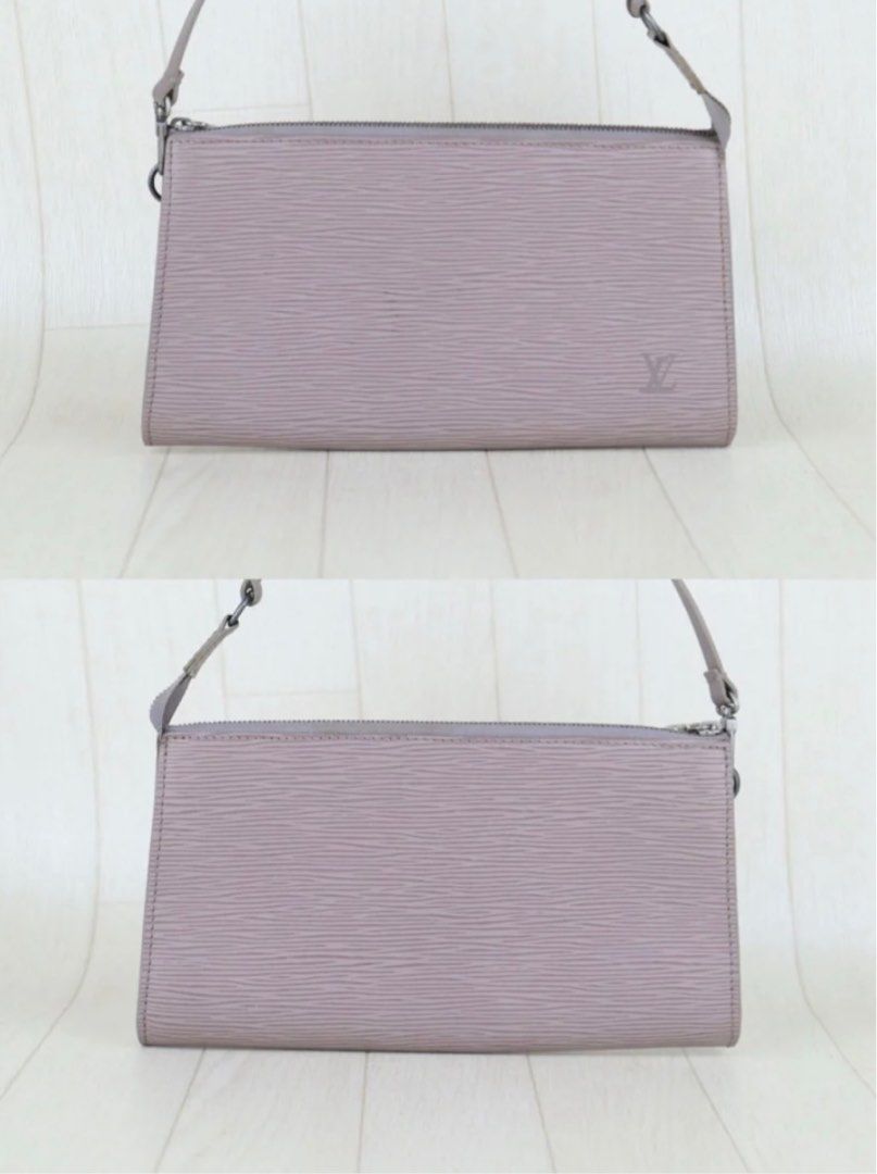 Louis Vuitton Epi Pochette Accessories Bag (Category: Luxury Bags & Wallets) located in Mandaluyong City. Submitted by angelabuz99438 (Listing ID 1400277331, Image 2). Description: LOUIS VUITTON Wholesale | Good (Rank AB) | S25061601 ✨ Brand: Louis Vuitton ✨ Condition: Rank AB (Good — Lightly used with some visible marks and scratches) Details: • Outer: No scratches, no rubbing, no stains, no cracking, and no rubbing on the leather edge • Hardwar
