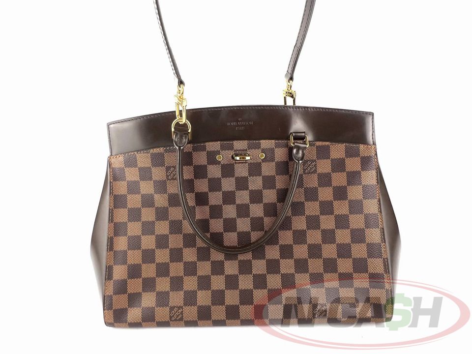 Louis Vuitton MM Damier Ebene Rivoli (Category: Luxury Bags & Wallets) located in Makati City. Submitted by luxury_by_ncash_2 (Listing ID 1400256777, Image 3). Description: N-Cash Pawnshop "Instant Cash for Bags, Watches, Cars, and Electronics" https://www.ncash-pawnshop-philippines.com/ Louis Vuitton MM Damier Ebene Rivoli PRE-OWNED Brand: Louis Vuitton Serial Number: CA2195 Color Brown Material Damier canvas, leather Hardware color Goldtone Ret