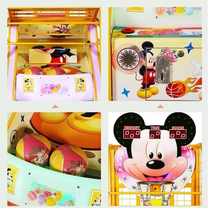 MINI BASKETBALL ARCADE MACHINE MICKEY MOUSE DESIGN (Category: Kids Toys) located in San Pablo. Submitted by vennisa.sportssupplies (Listing ID 1400201561, Image 2). Description: MINI BASKETBALL MICKEY ARCADE Php 120,000 Product details: ☑️Player: 2 ☑️Age: >6 Years Old ☑️Product Name: Mickey Mouse Basketball Machine ☑️Product Size: L145*W80*H190cm ☑️Voltage: 220V ☑️Power: 100W ☑️MOQ: 1 ☑️Weight: 130kg ☑️Specification: L145*W80*H190cm ACCEPTED PAYM
