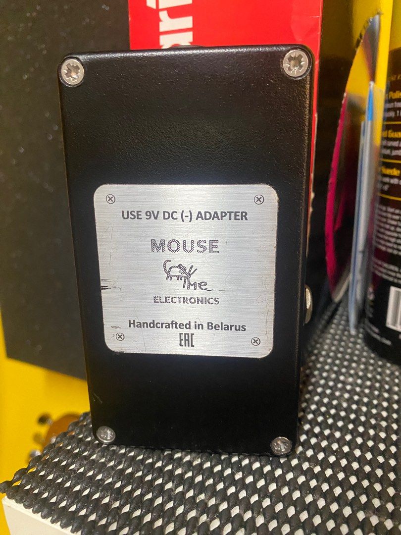 Mouse Electronics Solid Drive Distortion (Category: Music Accessories) located in Singapore. Submitted by allmusicxcess (Listing ID 1400242530, Image 2). Description: No longer in production Solid Drive Distortion by Mouse Electronics. https://youtu.be/NMLoksGZQqU?si=Dpl8xqZnJOlYYV_n - All in good working order - No dings - Doesn’t come with adaptor - No battery - No Trades .