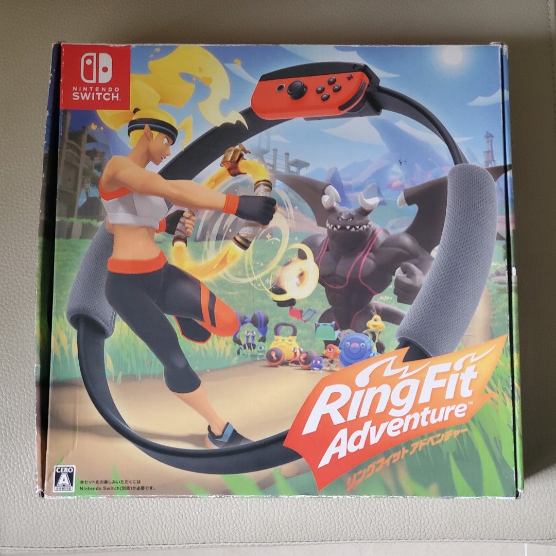 Nintendo Switch Ring Fit Adventure ps5 ps4 xbox game, 電子遊戲