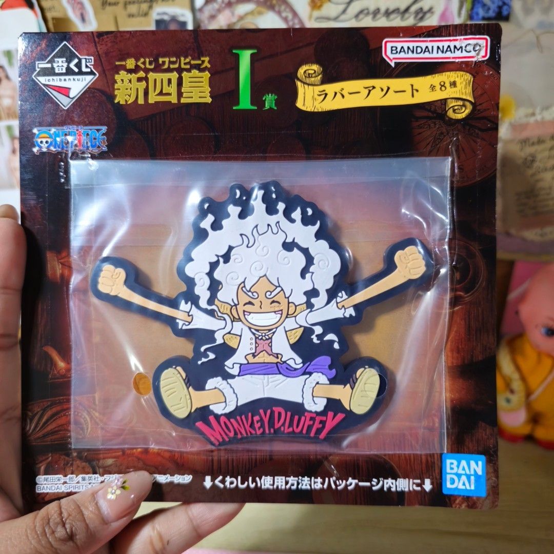 One Piece Monkey D. Luffy Rubber Art Magnet (Category: Character Goods) located in Manila. Submitted by lovelylovesjapan (Listing ID 1400269154, Image 2). Description: 🌸All items are authentic from Japan. 🌸MOP: GCASH/BPI 🌸MOD: J&T, Lalamove 🌸 Meet-up: SM Grand Central, LRT R. Papa Station 🩷 All items are on-hand 🩷First to pay gets the item first. 🩷Breakable items are packed with care and caution. Seller will not be held liable for anv dama