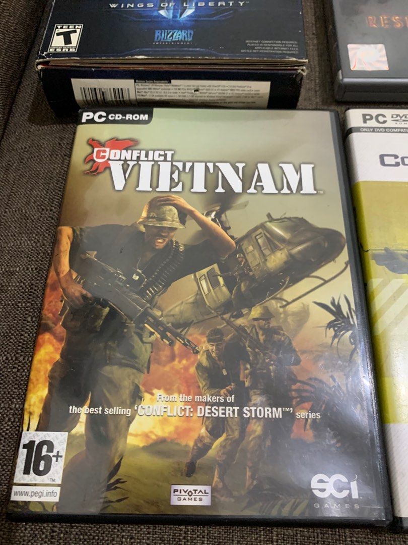 PC Games Bundle: Conflict Vietnam, Starcraft 2, etc. (Category: PlayStation) located in Manila. Submitted by beng1964 (Listing ID 1400241243, Image 1). Description: - PC and DVD game bundle - Includes: - Conflict Vietnam - Starcraft 2: Wings of Liberty (Southeast Asia Edition) - Counter-Strike: Source - Resident Evil 5 - The Hunger Games (2-Disc DVD) - All games in original cases - Perfect for expanding your game collection!.