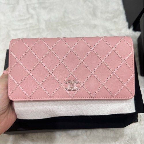 RARE Chanel Wild Stitch Wallet On Chain Bag, Luxury, Bags