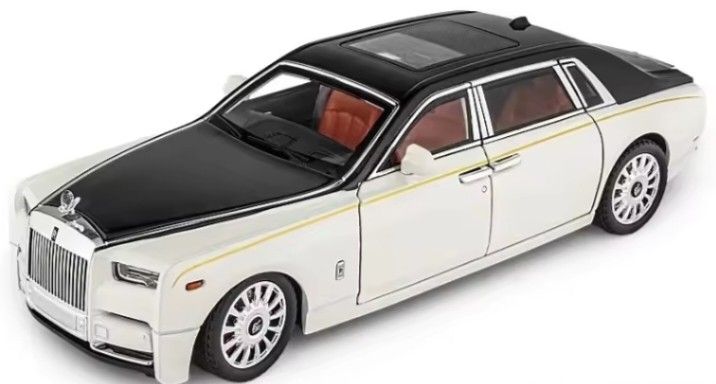 Rolls Royce Phantom 1/18 diecast metal boxed (Category: Vehicle & Diecast Models) located in Manila. Submitted by awin.awin (Listing ID 1400289564, Image 2). Description: Rolls Royce Phantom 1/18 scale diecast metal, boxed, borrowed pix for now, ETA this week, actual photos soon, puck up at Qc or shipping, mop via landbank. or if gcash pls add p15 for transfer fees. Thank you.