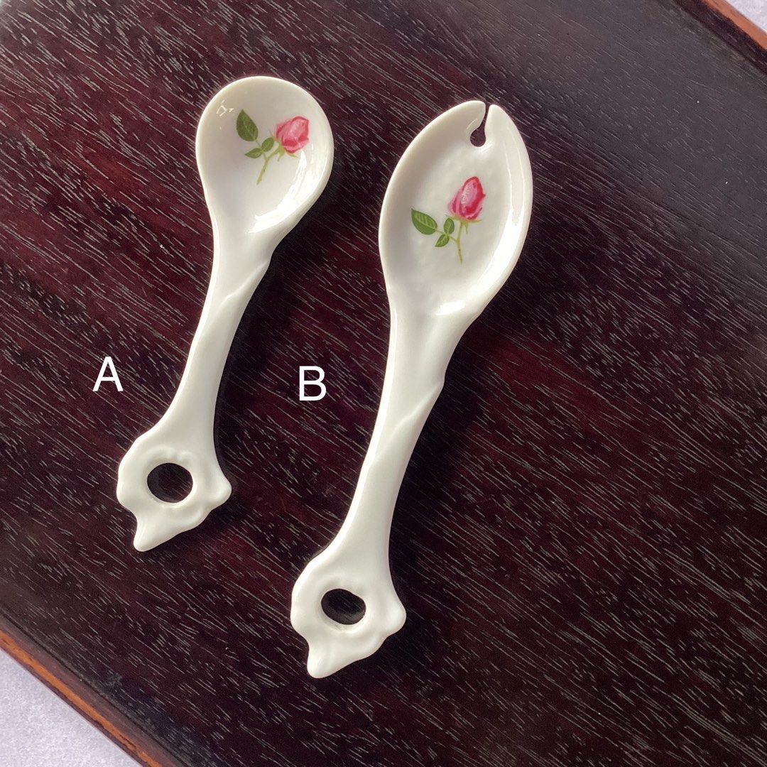 Rose Dessert Spoons / Tea Spoon (Category: Coffee & Tea Tableware) located in Davao. Submitted by atbpshop192593 (Listing ID 1400381634, Image 1). Description: Php120 each Rose Dessert Spoons / Tea Spoon *please msg, “Mine + letter” Please REVIEW PHOTOS First to pay .