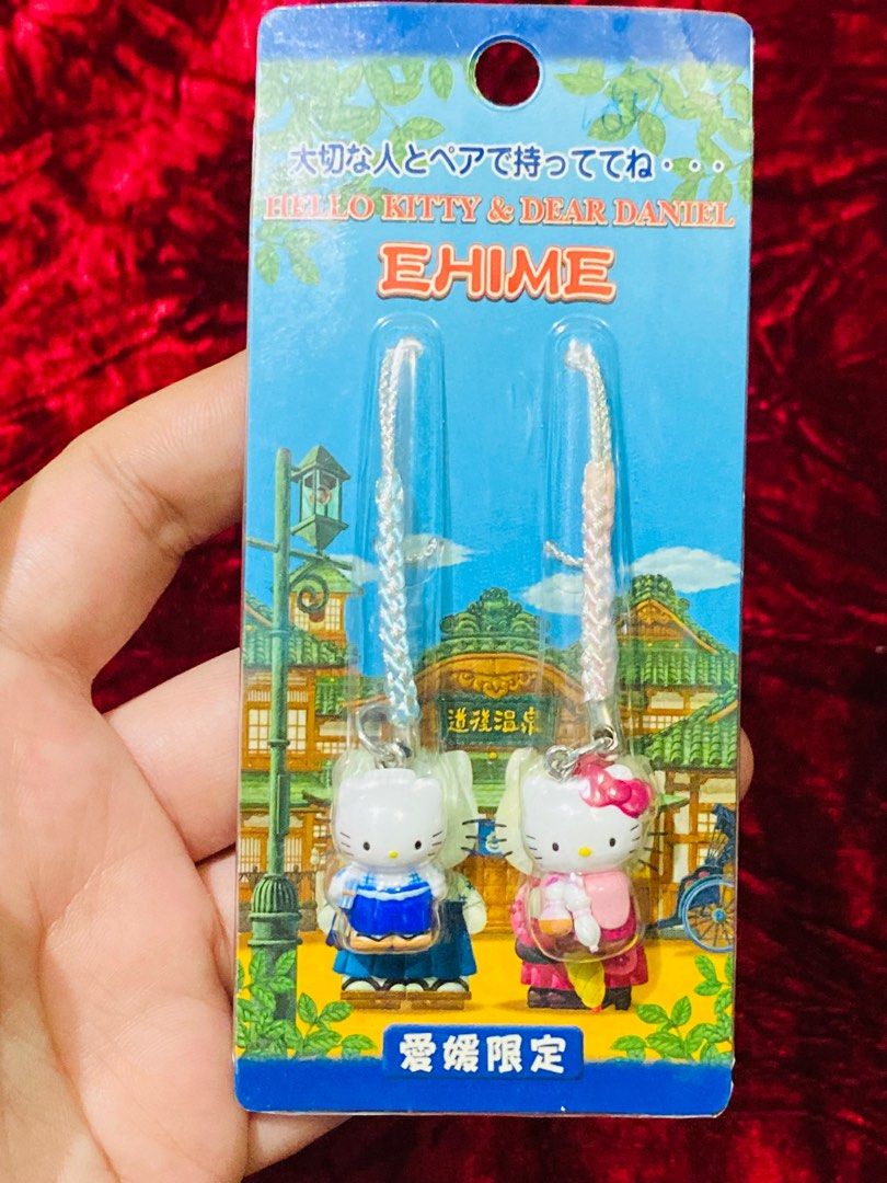 Sanrio 2002 Hello Kitty & Daniel Pair Netsuke Strap Ehime Limited 2,500 (Category: Character Goods) located in Zamboanga. Submitted by kawaii_omocha_est2020 (Listing ID 1400362874, Image 1). Description: ✅Mine now/ Pay now ✅ Please scan all photos for more details. ✅ Manage your expectation. Most of items are preloved. ✅ Actual color may vary due to lighting conditions. ✅ Gcash Pyment ✅ Mode of Delivery Via Flash Express 🚫No Low Balling/ Low Bal