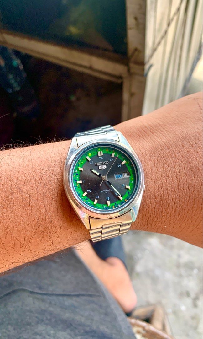 Seiko Military Black Lantren Dial