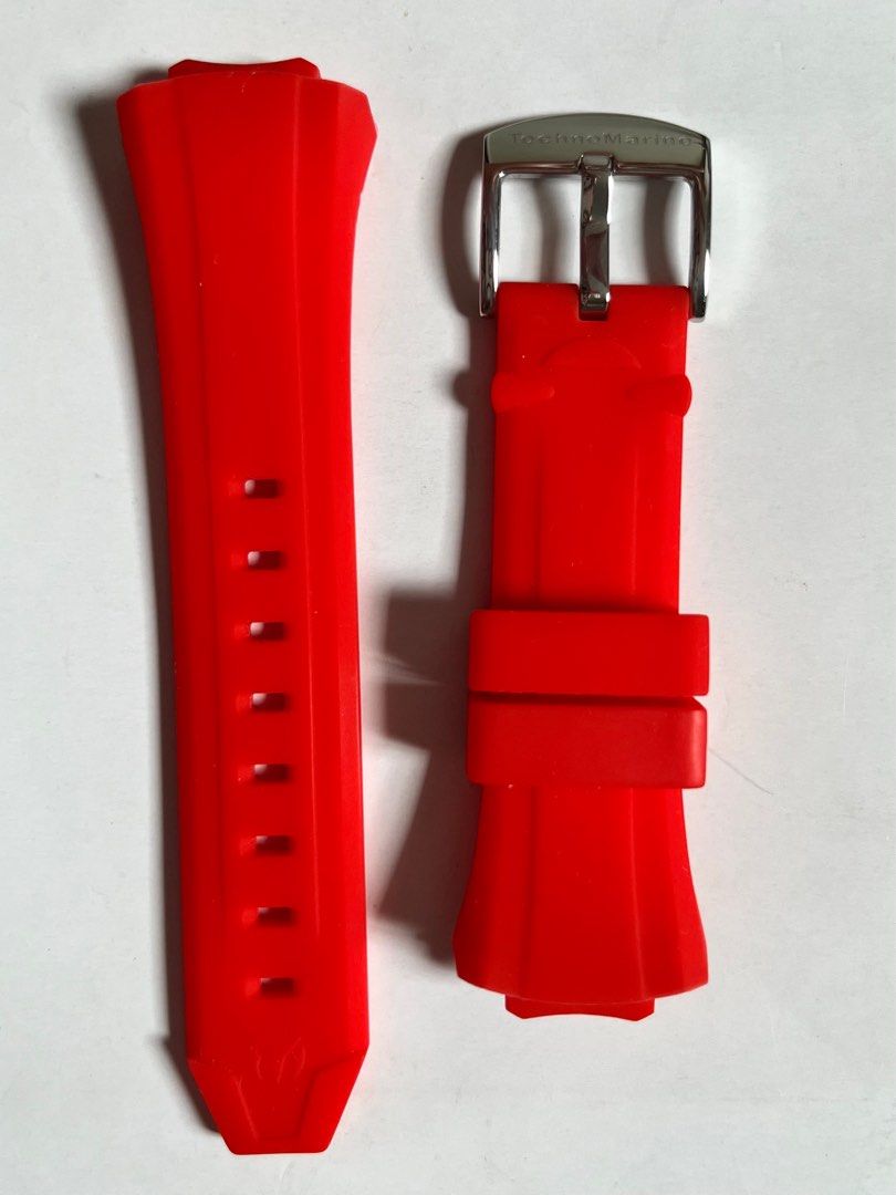 TechnoMarine Cruise Pearl strap (Category: Women's Watches) located in San Jose del Monte. Submitted by thess_garcia (Listing ID 1400263882, Image 3). Description: Material: Silicone Tone: Red Length: 180mm Size: 26mm.