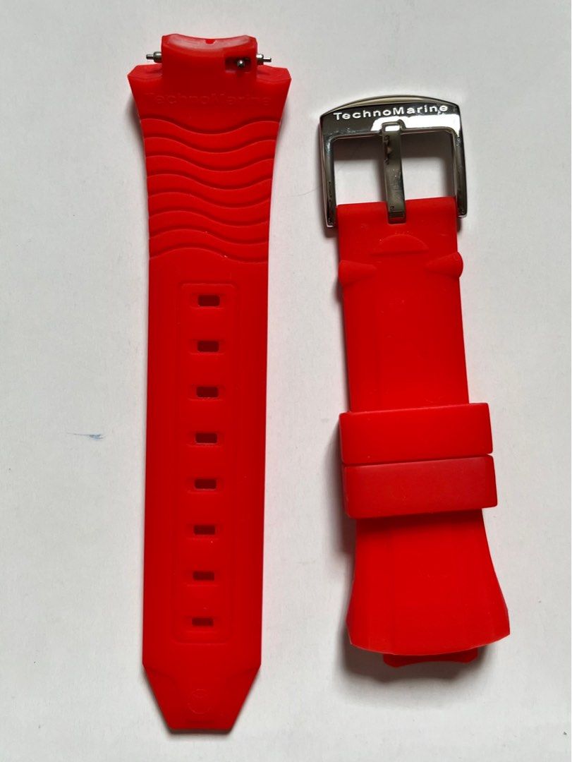 TechnoMarine Cruise Pearl strap (Category: Women's Watches) located in San Jose del Monte. Submitted by thess_garcia (Listing ID 1400263882, Image 2). Description: Material: Silicone Tone: Red Length: 180mm Size: 26mm.