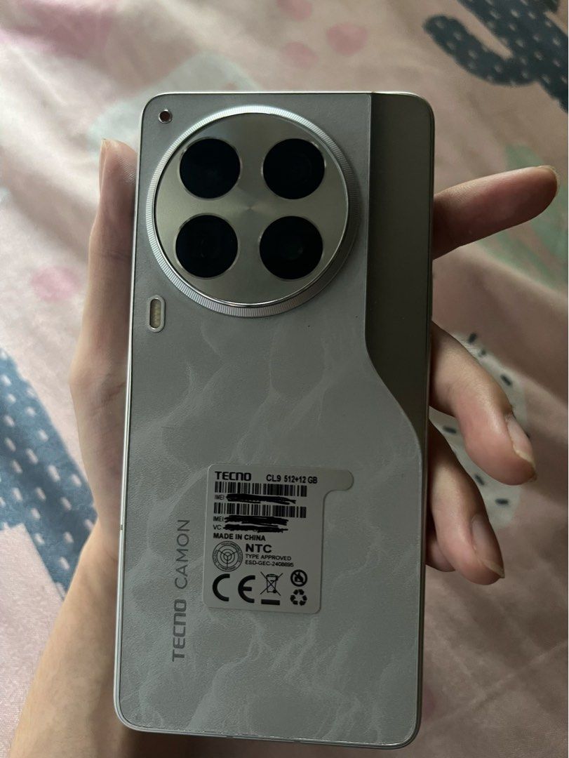 Tecno Camon 30 Premier (Category: Android Others) located in Manila. Submitted by gailmoonto94874 (Listing ID 1400291460, Image 2). Description: Tecno Camon 30 Premier 12gb Ram 512gb Rom Android 15 Dimensity 8200 Ultimate No issues Unit Box Charger.