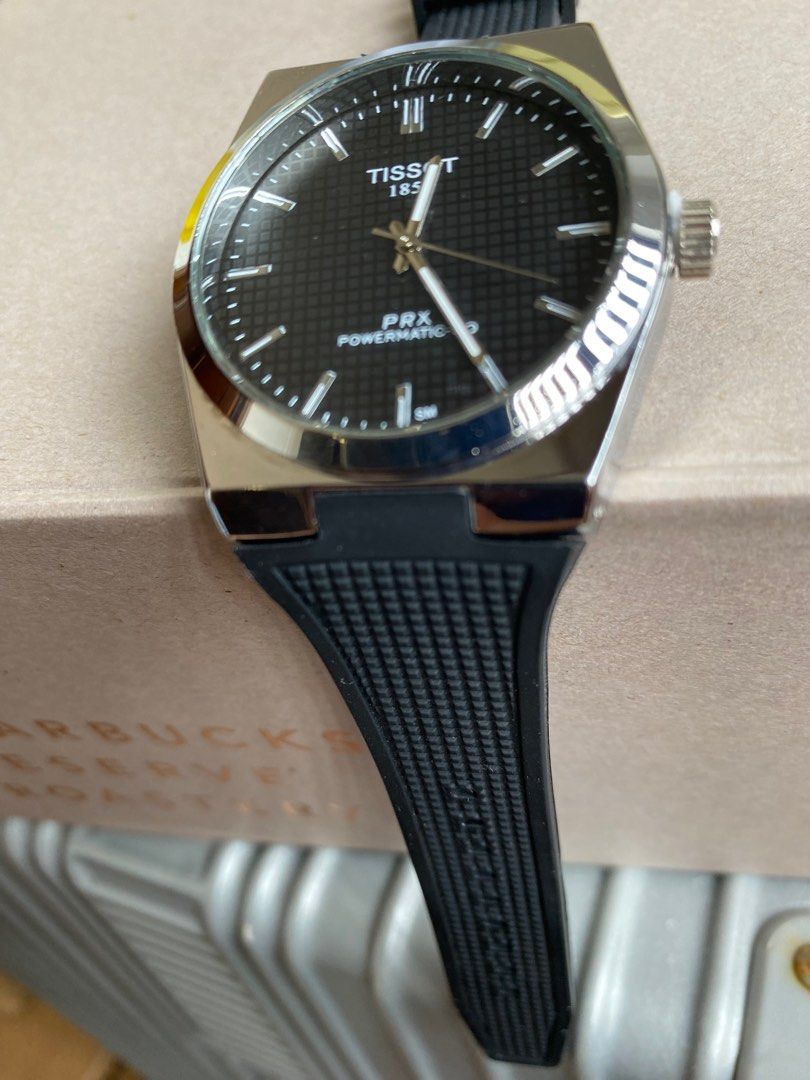 Tissot PRX Powermatic 80 Watch (Category: Luxury Watches) located in Pasig City. Submitted by ggc888 (Listing ID 1400234928, Image 3). Description: rush sale!!! for daily use no issue stainless premium quality slightly used no scratches (significant) very elegant worn.