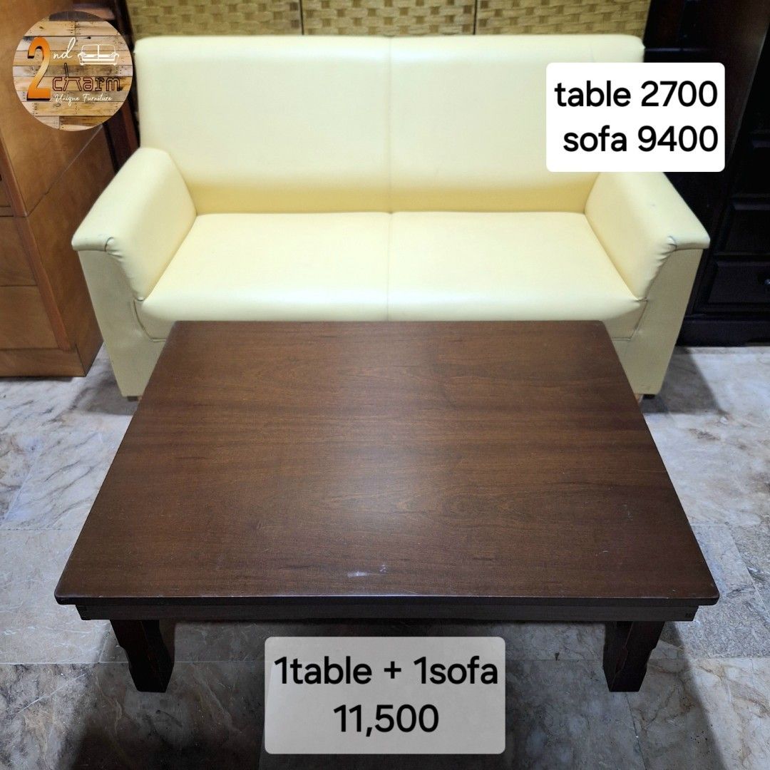 2nd hand folding table 2700 | sofa 9400 | 2pcs set 11,500 (Category: Sofas) located in Bacoor. Submitted by feybelhaft (Listing ID 1400395908, Image 2). Description: 📍 𝟐𝐧𝐝 𝐂𝐡𝐚𝐫𝐦 𝐔𝐧𝐢𝐪𝐮𝐞 𝐅𝐮𝐫𝐧𝐢𝐭𝐮𝐫𝐞 📌 40B Meadowood Ave, Bacoor 🧭 Find us on 𝐅𝐁 / 𝐆𝐨𝐨𝐠𝐥𝐞 𝐌𝐚𝐩𝐬 / 𝐖𝐚𝐳𝐞 just search 2𝘯𝘥 𝘤𝘩𝘢𝘳𝘮 𝘜𝘯𝘪𝘲𝘶𝘦 𝘍𝘶𝘳𝘯𝘪𝘵𝘶𝘳𝘦 🕙 Open 𝐝𝐚𝐢𝐥𝐲 𝐟𝐫𝐨𝐦 𝟏𝟎𝐀𝐌 𝐭𝐨 𝟔𝐏𝐌 🚶‍♀️ Walk-ins, welcome! 📦 𝐒𝐚𝐦𝐞-�