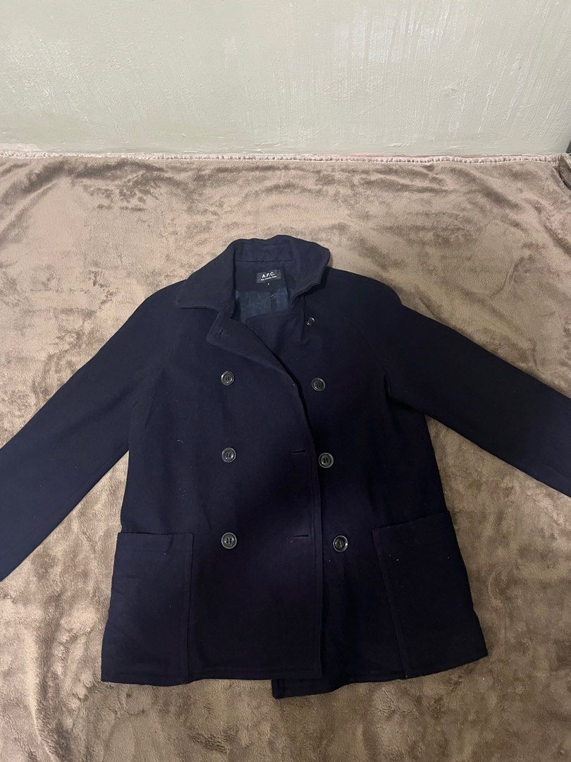 APC WOOL JACKET (Category: Coats, Jackets and Outerwear) located in Manila. Submitted by thriftniyuno (Listing ID 1400460839, Image 3). Description: Sign of usage minor flaw on inner lining.
