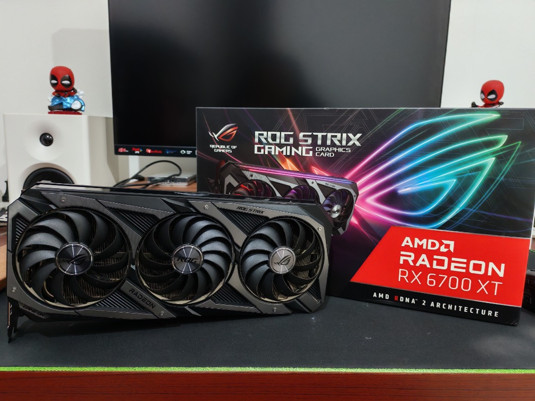 ASUS ROG STRIX RX6700XT O12G GAMING, Computers & Tech, Parts ...