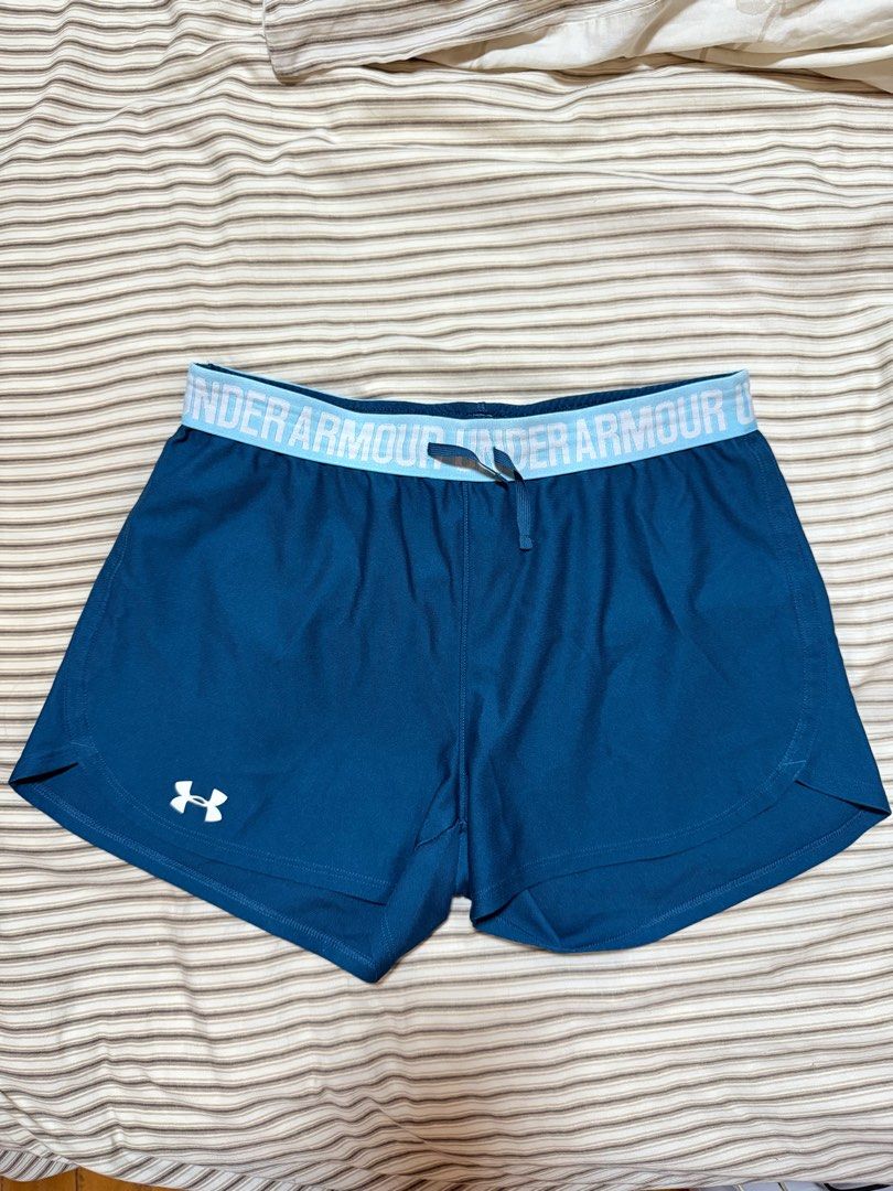 Authentic Under Armour Shorts (Category: Activewear) located in Pasig City. Submitted by karughstuff (Listing ID 1400520006, Image 1). Description: UA Shorts Authentic from US Well used but no issues other than minimal cracking on logo S on tag, check photos for measurements 🛍️🛍️ discount if you’re buying more than 1 item payment: gcash, bpi, bdo shipping: ggx, grab, lalamove meetup: bgc (fort strip/oneboni area) tags running shorts workout exe