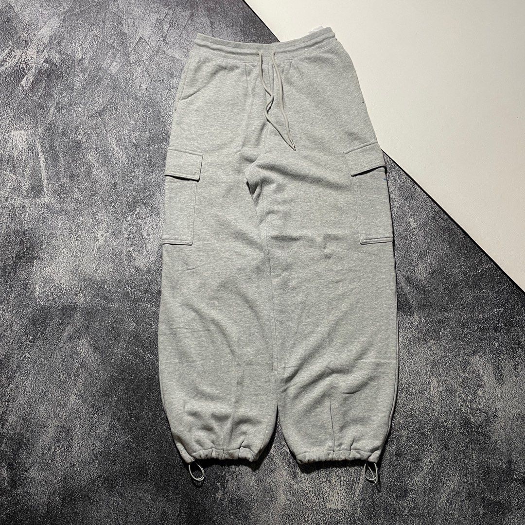 Baggy Sweatpants Uniqlo Grey Cargo
