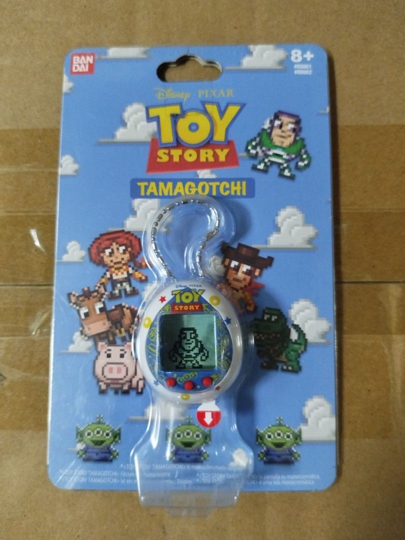 Bandai Tamagotchi (Category: Interactive Toys) located in Makati City. Submitted by twentyfourteen (Listing ID 1400541808, Image 1). Description: Bandai Tamagotchi • Toy Story - Buzz Lightyear • Star Wars - R2D2 • Star Wars - Grogu (Gray and Blue) • Jurassic Park - Triceretops • Tiny Tan - Jimin • Jujutsu Kaisen - Itadori All items are brand new. Pull tab is still intact for evert tamagotchi..