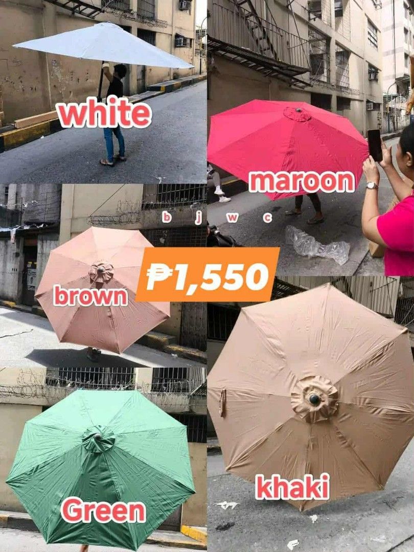 Big umbrella patio (Category: Umbrellas) located in Manila. Submitted by bongsy999mall (Listing ID 1400459425, Image 1). Description: .