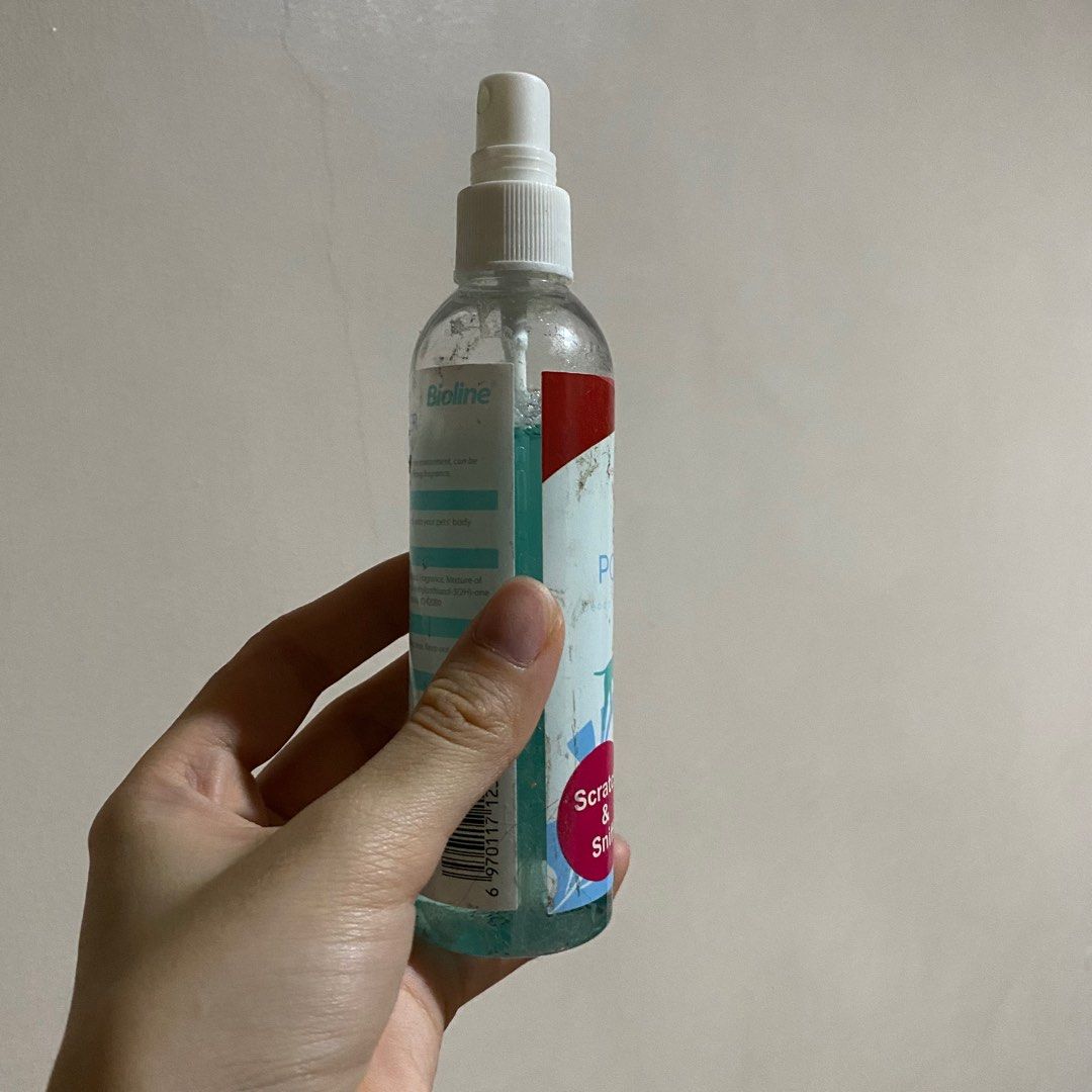 Bioline Pet Cologne (Category: Health & Grooming) located in Paranaque City. Submitted by declutterbyt (Listing ID 1400556012, Image 1). Description: 80-90% full RFS: Di na nagagamit.