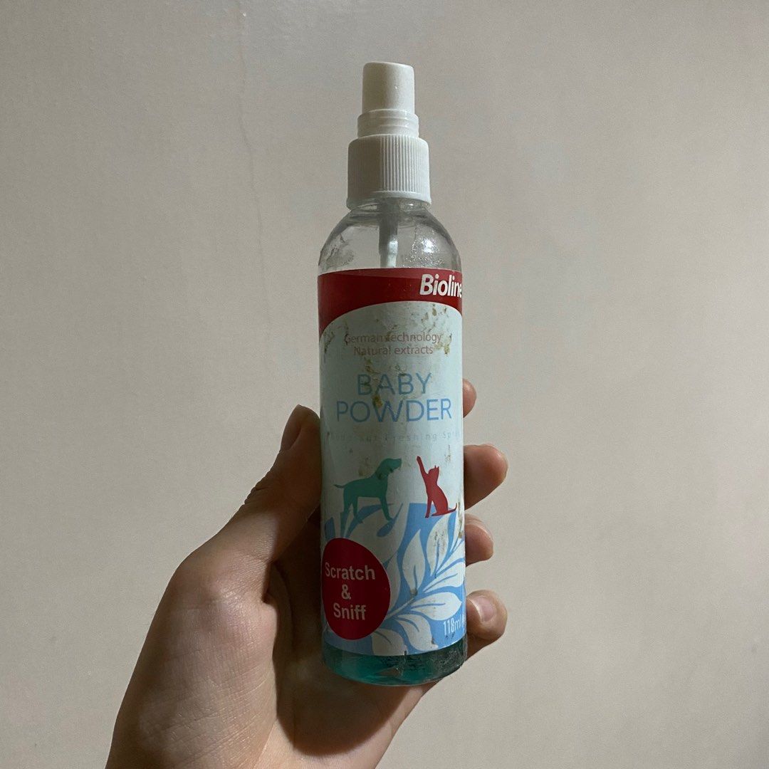 Bioline Pet Cologne (Category: Health & Grooming) located in Paranaque City. Submitted by declutterbyt (Listing ID 1400556012, Image 2). Description: 80-90% full RFS: Di na nagagamit.