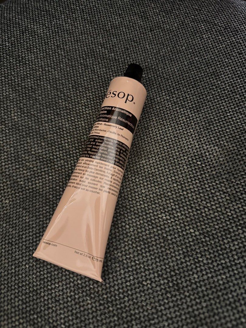 Brandnew Aesop Hand Cream (Category: Hands & Nails) located in Manila. Submitted by jean_closet (Listing ID 1400537119, Image 1). Description: Brandnew and authentic! Bought in HK Freshly bought. No box and paperbags anymore when brought to ph Guaranteed NEW :) Rfs extra gift.