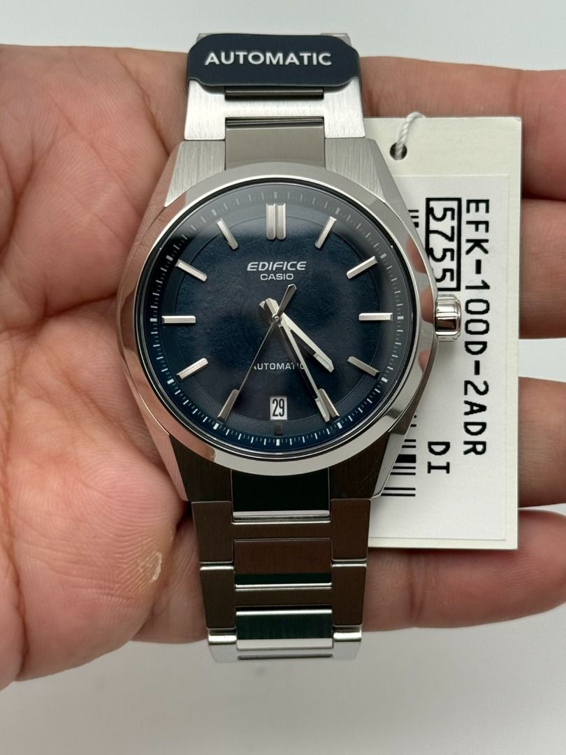 CASIO EDIFICE Blue Dial Automatic Stainless-Steel Men's Watch (Category: Men's Watches) located in Makati City. Submitted by bozbettv (Listing ID 1400448004, Image 3). Description: Complete Package with Casio Box with 1yr Warranty Store Located at B203 2nd Floor Harmonic Seven Inc. Building 2543 Tejeron, Corner Sampaguita, Sta Ana Manila WAZE or GOOGLE Map ( ROD RICHES WATCHES Sta Ana ) SMS: 09152483466/ 09617892480 COD/COP via LALAMOVE or LBC Bu