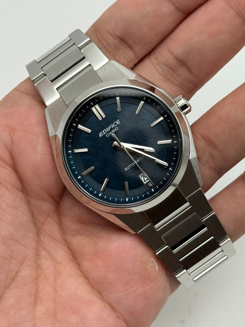 CASIO EDIFICE Blue Dial Automatic Stainless-Steel Men's Watch (Category: Men's Watches) located in Makati City. Submitted by bozbettv (Listing ID 1400448004, Image 2). Description: Complete Package with Casio Box with 1yr Warranty Store Located at B203 2nd Floor Harmonic Seven Inc. Building 2543 Tejeron, Corner Sampaguita, Sta Ana Manila WAZE or GOOGLE Map ( ROD RICHES WATCHES Sta Ana ) SMS: 09152483466/ 09617892480 COD/COP via LALAMOVE or LBC Bu